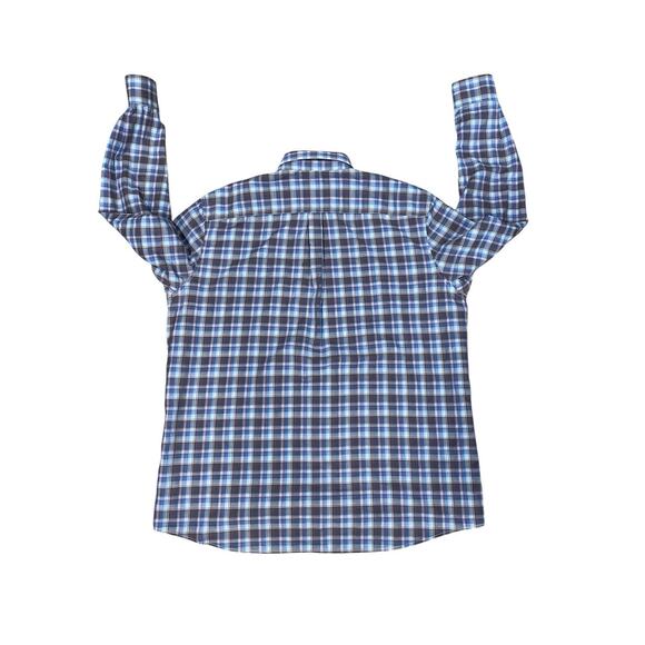 Johnnie-O Hangin' Out Men’s XL Button Up Shirt Long Sleeve Misc Plaid Cotton-EUC - Picture 2 of 13